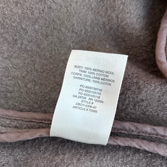 ARITZIA Wilfred Free Ganna Shirt Jacket Shacket Tan S - Picture 10 of 15